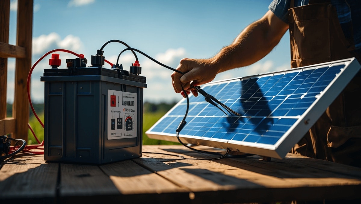 Quelle puissance de panneau solaire pour recharger une batterie 12V ?
