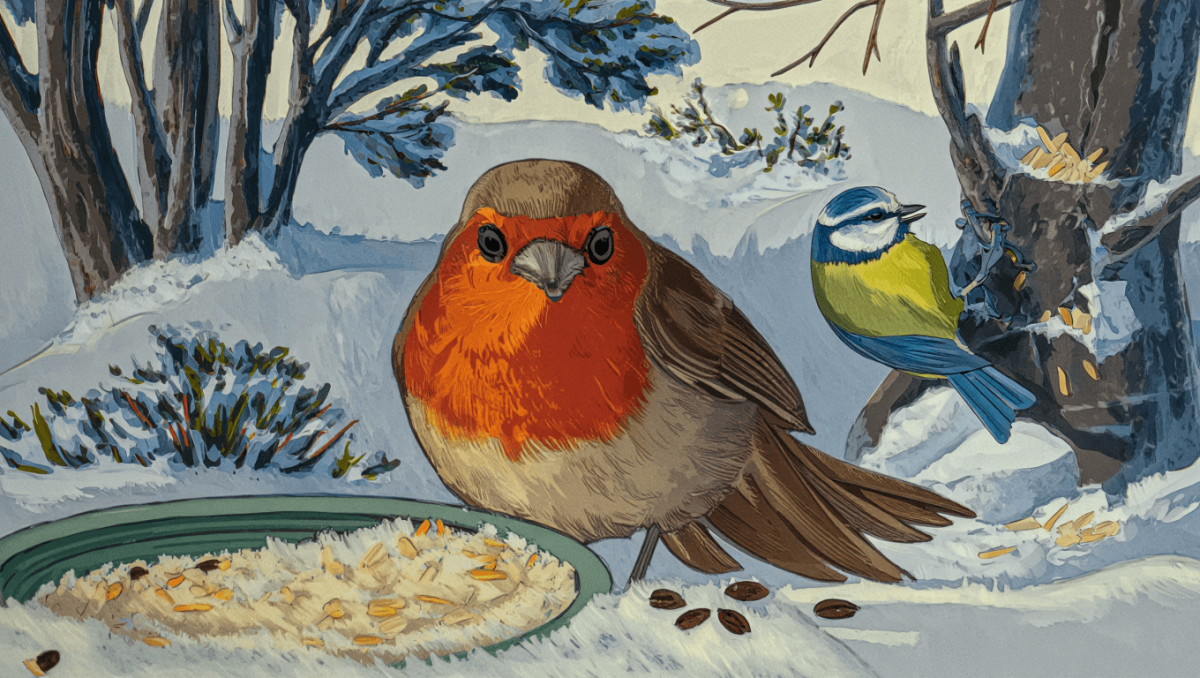 Quand arrêter de nourrir les oiseaux du jardin?