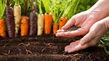 Potager: semer des carottes, mode d'emploi