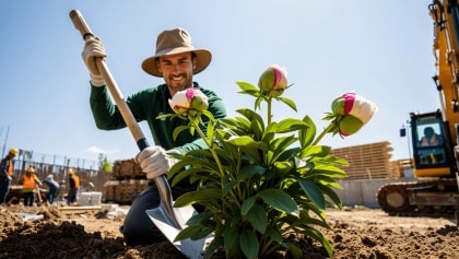 "Peut-on déplacer un plan de pivoines? Comment faire?"