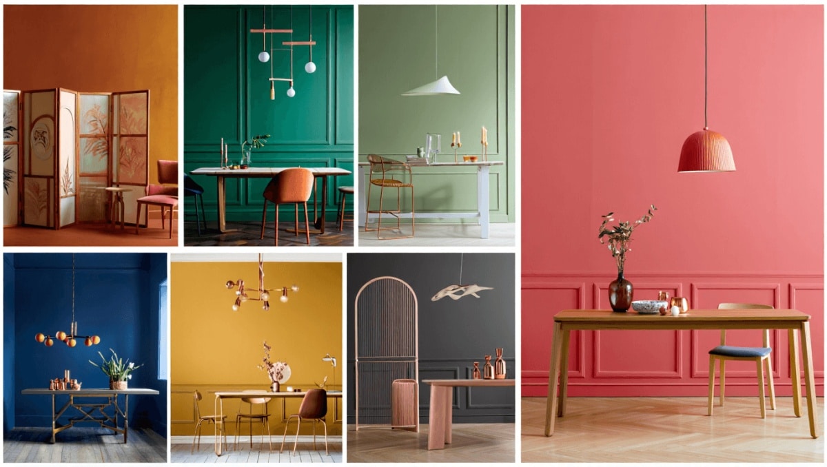Top 7 des couleurs salle à manger les plus tendance
