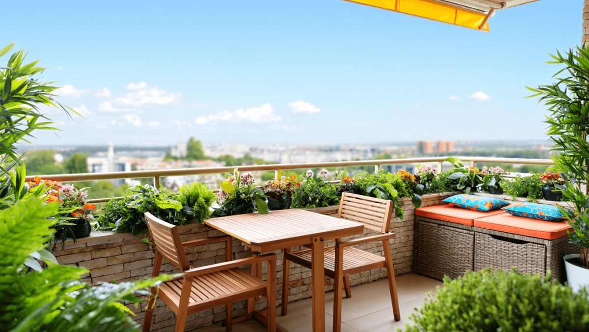 Aménagement balcon 10m2 : 5 idées pour transformer votre extérieur
