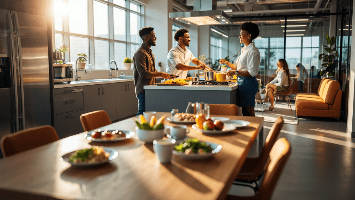 Aménagement cuisine entreprise : 6 conseils pour un espace fonctionnel et confortable