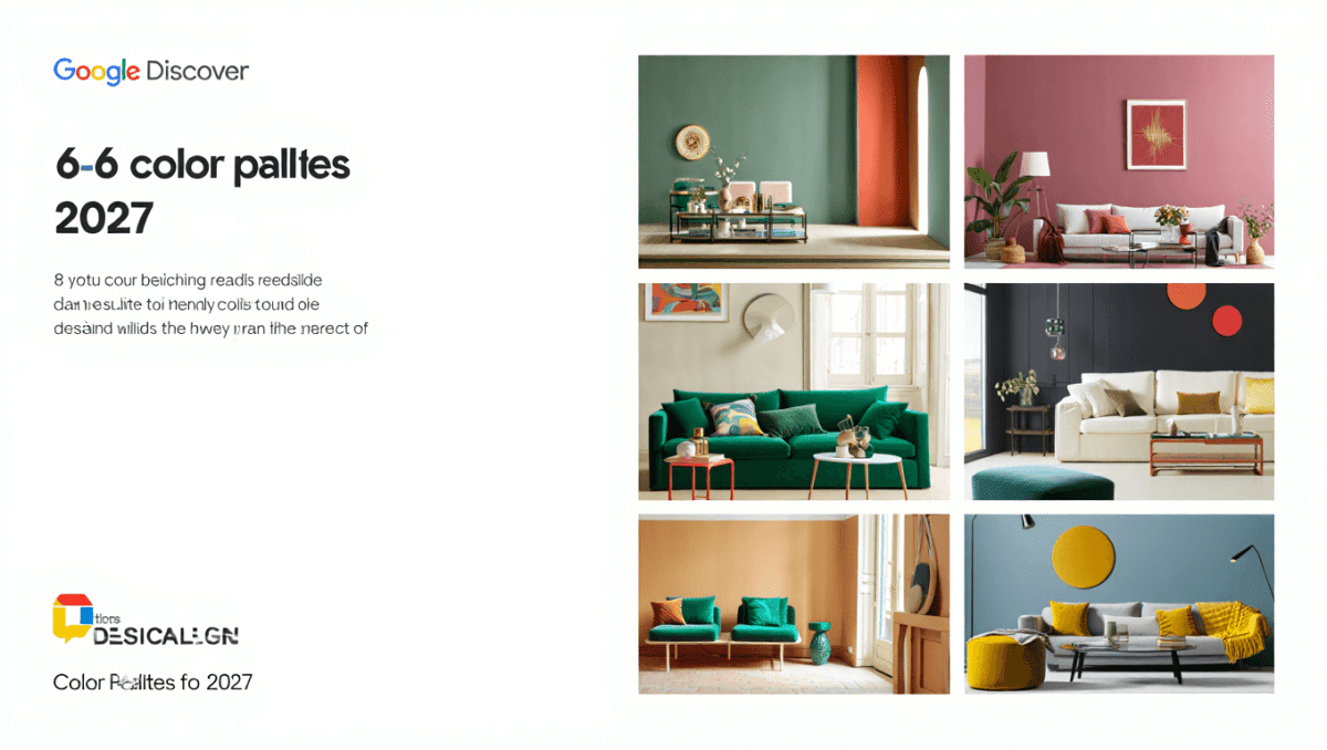 Couleurs tendance 2027 : les 6 teintes qui vont sublimer vos intérieurs