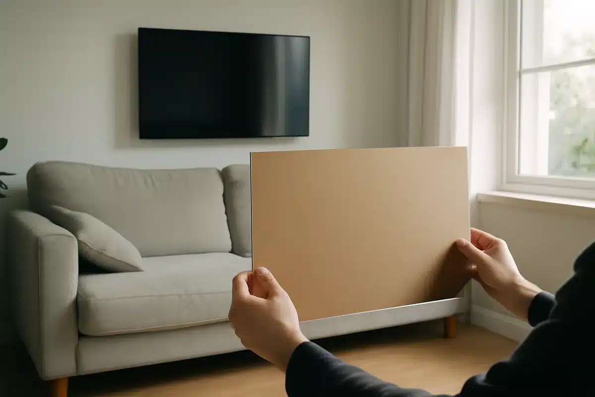 Quelle distance idéale entre la télé et le canapé selon la taille de l'écran ?